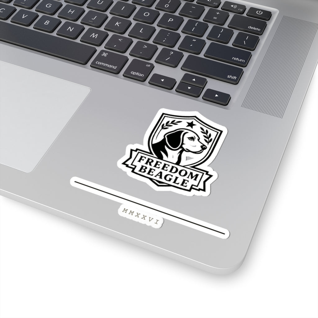 Freedom Beagle Crest — MMXXVI Sticker