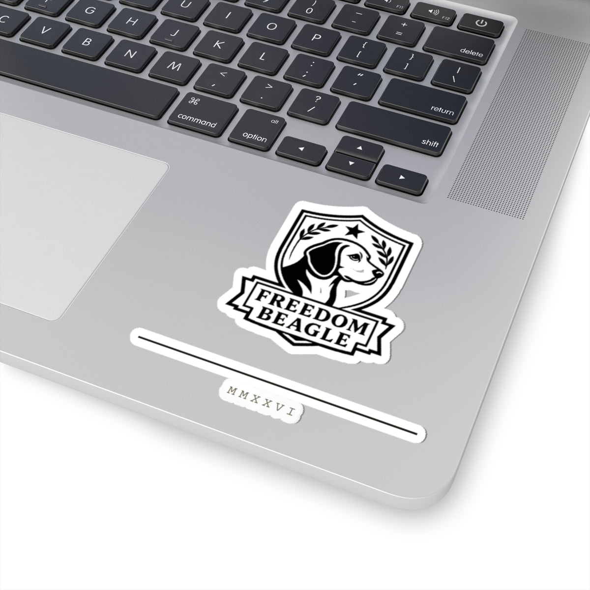 Freedom Beagle Crest — MMXXVI Sticker