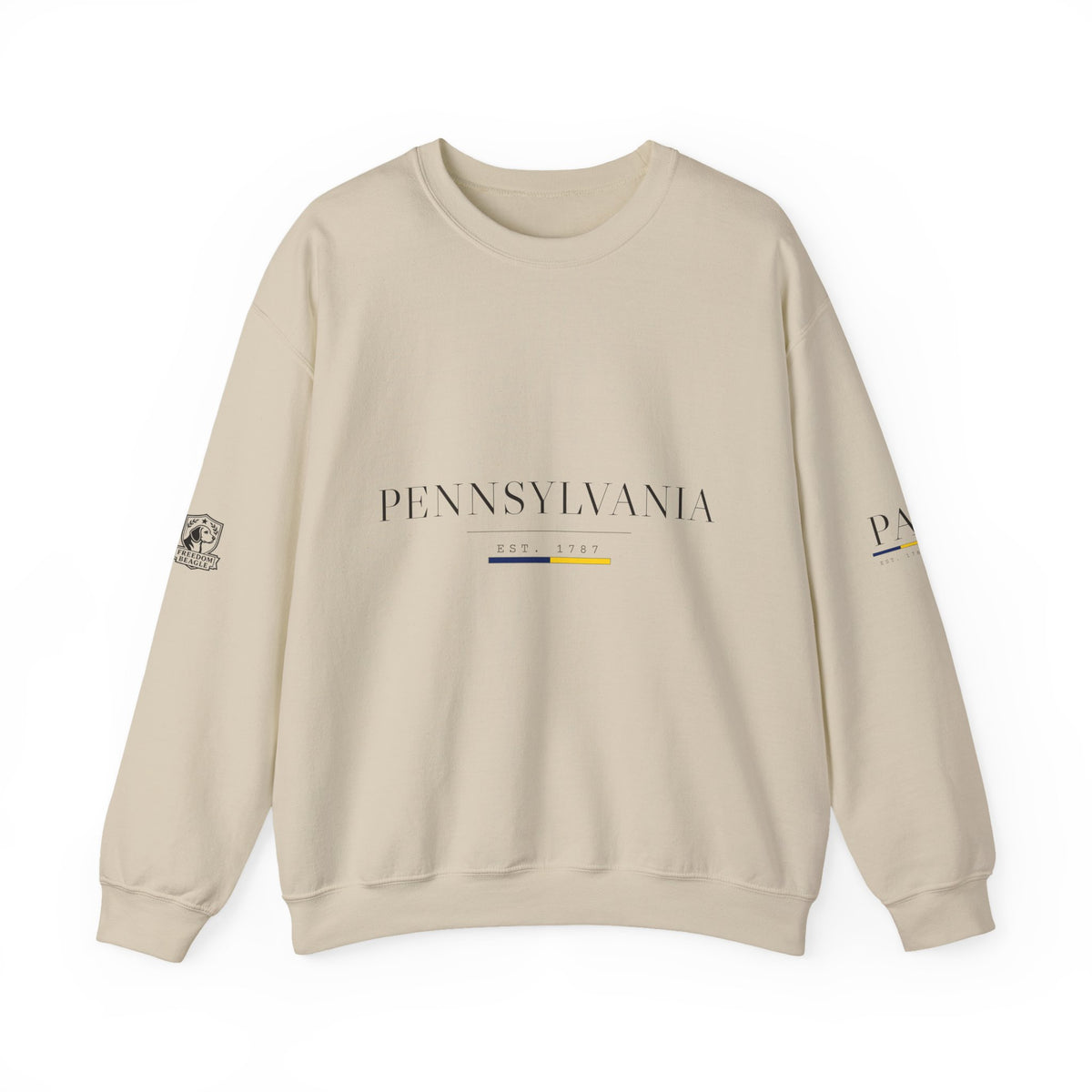 Pennsylvania — Freedom Beagle State Series Crewneck (Sand)