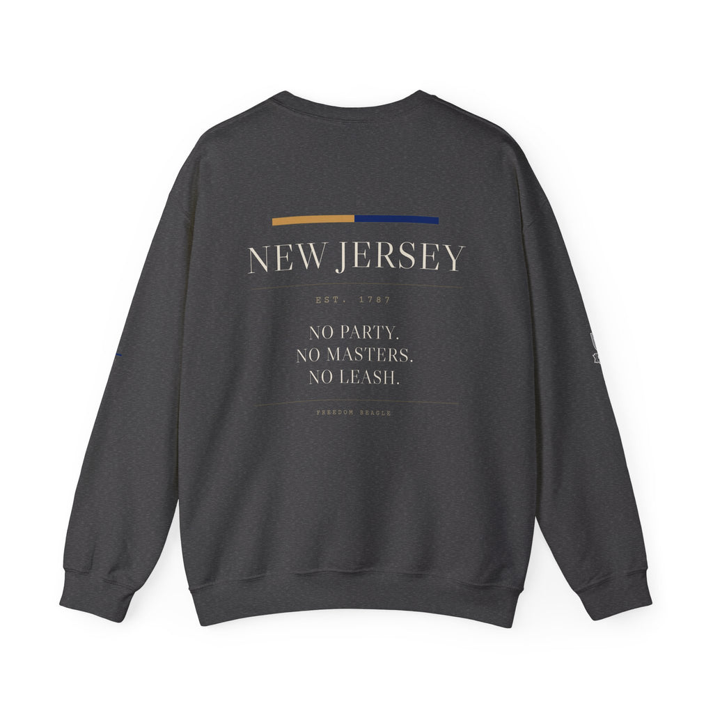 New Jersey — Freedom Beagle State Series Crewneck (Black)