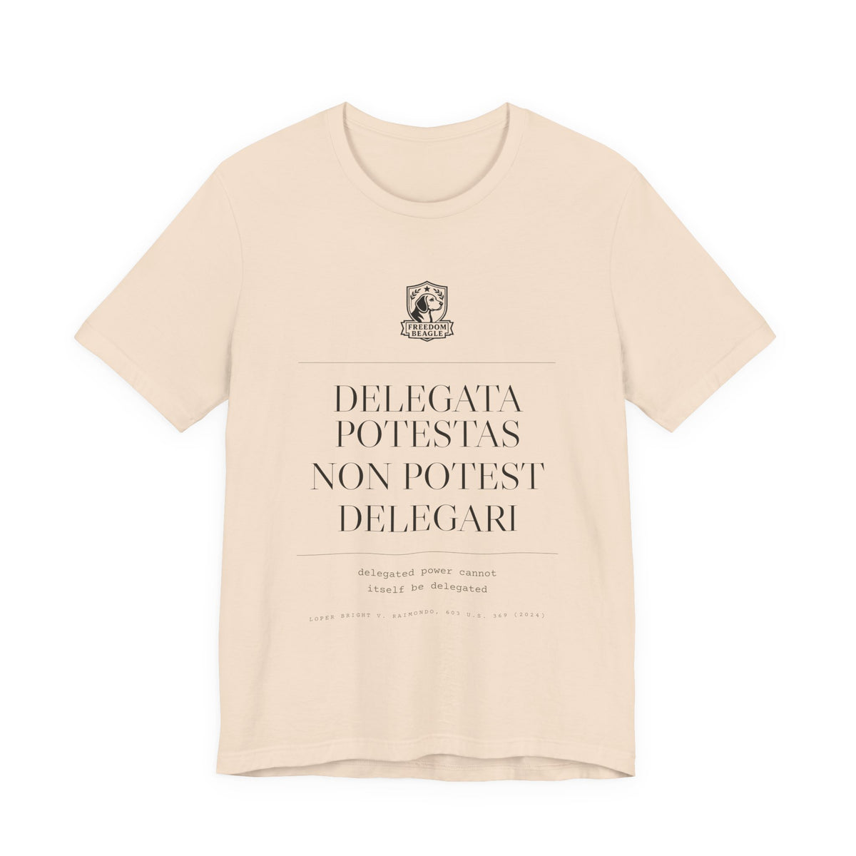 Delegata Potestas Non Potest Delegari — Administrative State Tee (Natural)