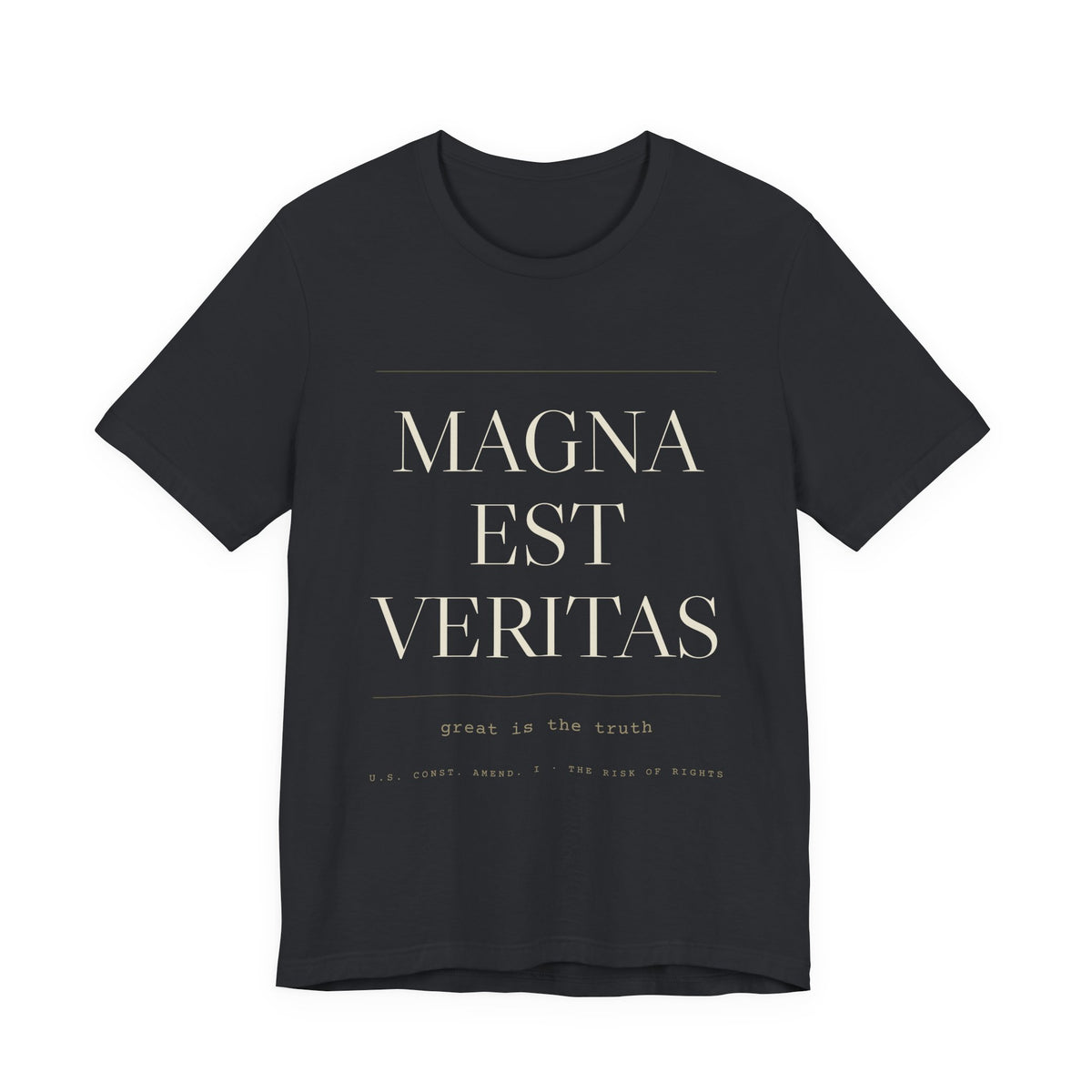 Magna Est Veritas — Great Is the Truth Tee (Black)