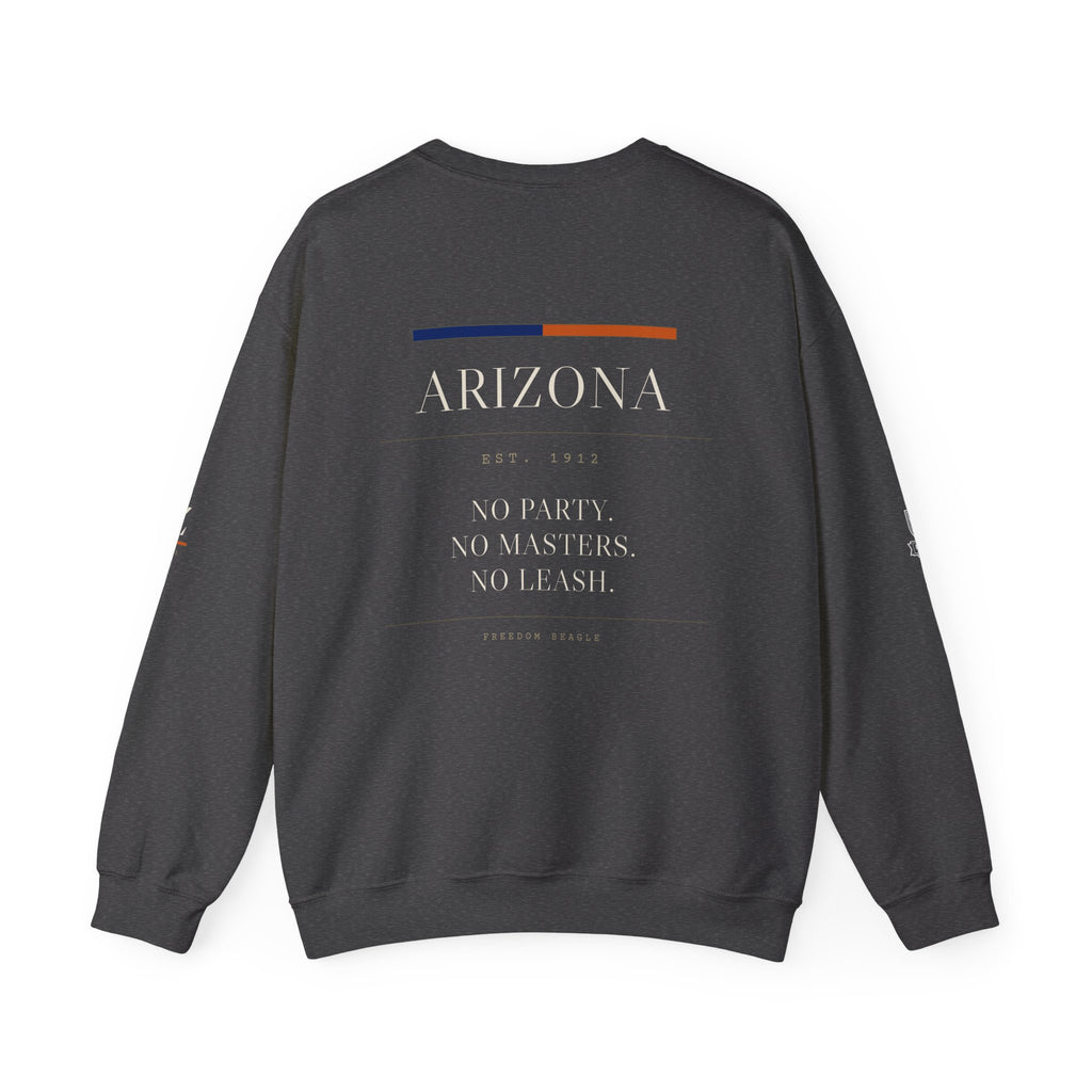 Arizona — Freedom Beagle State Series Crewneck (Black)