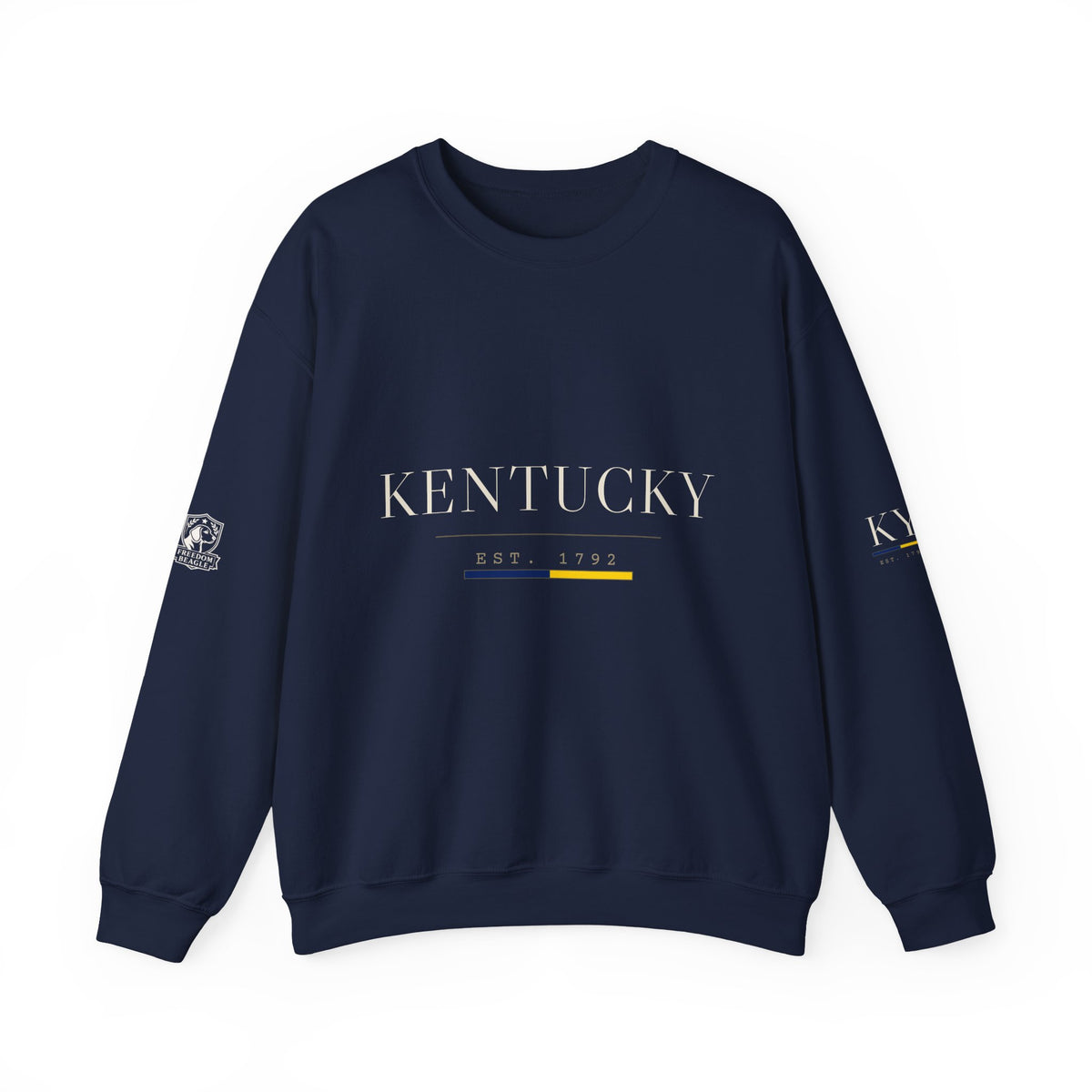 Kentucky — Freedom Beagle State Series Crewneck (Black)