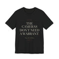 The Cameras Don't Need a Warrant — ALPR Surveillance Tee (Black)