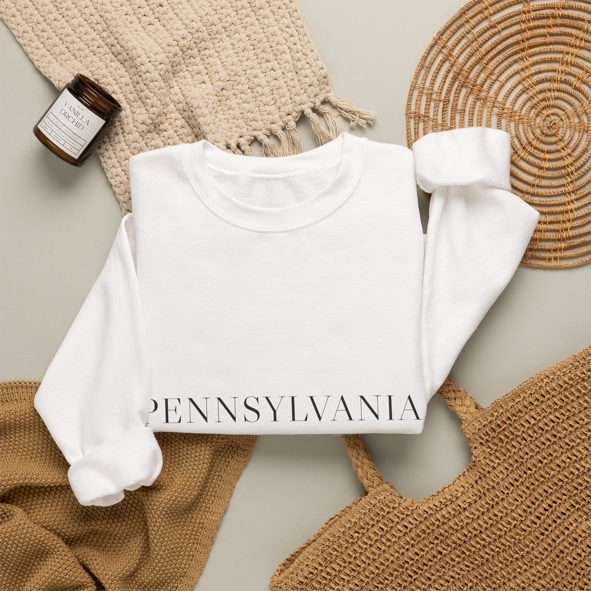 Pennsylvania — Freedom Beagle State Series Crewneck (Sand)