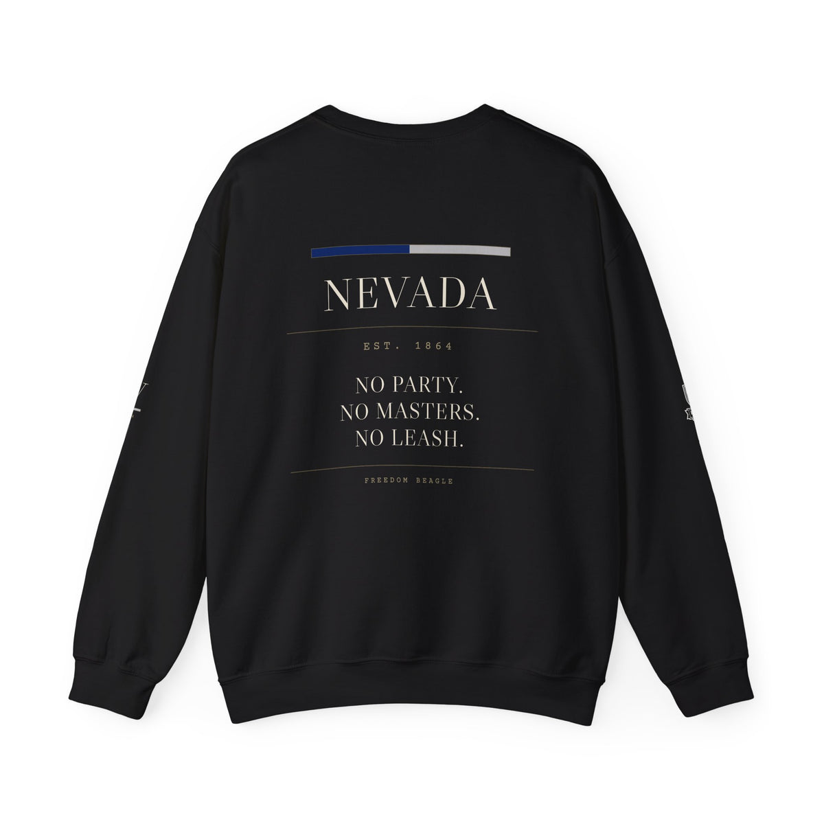 Nevada — Freedom Beagle State Series Crewneck (Black)