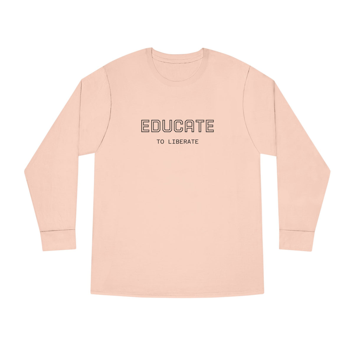 Long Sleeve Tee - Charlie Kirk, Educate to Liberate Design
