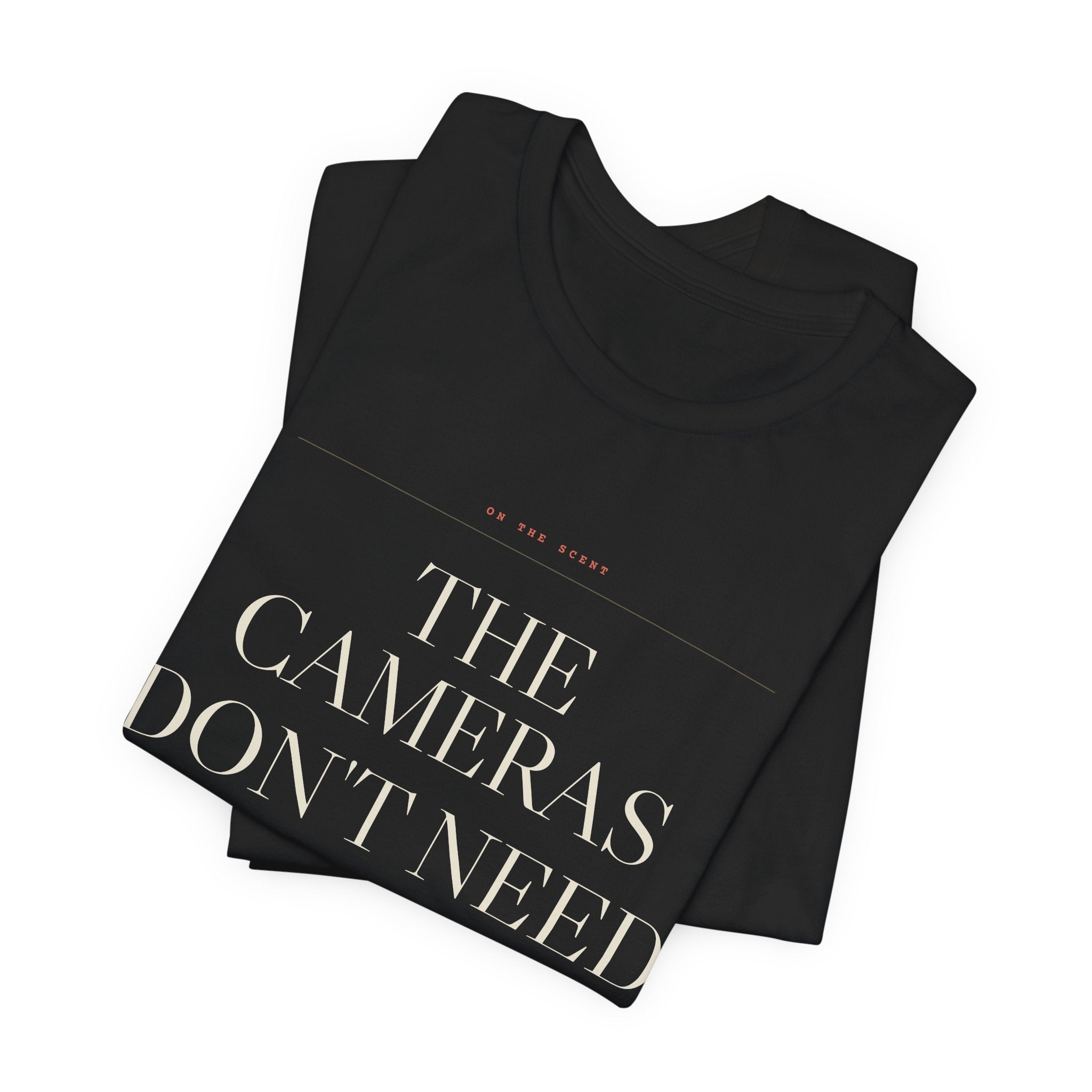 The Cameras Don't Need a Warrant — ALPR Surveillance Tee (Black)