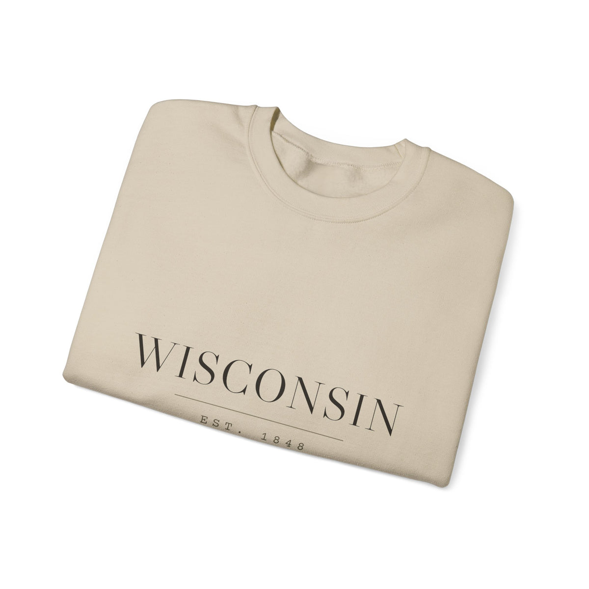 Wisconsin — Freedom Beagle State Series Crewneck (Sand)