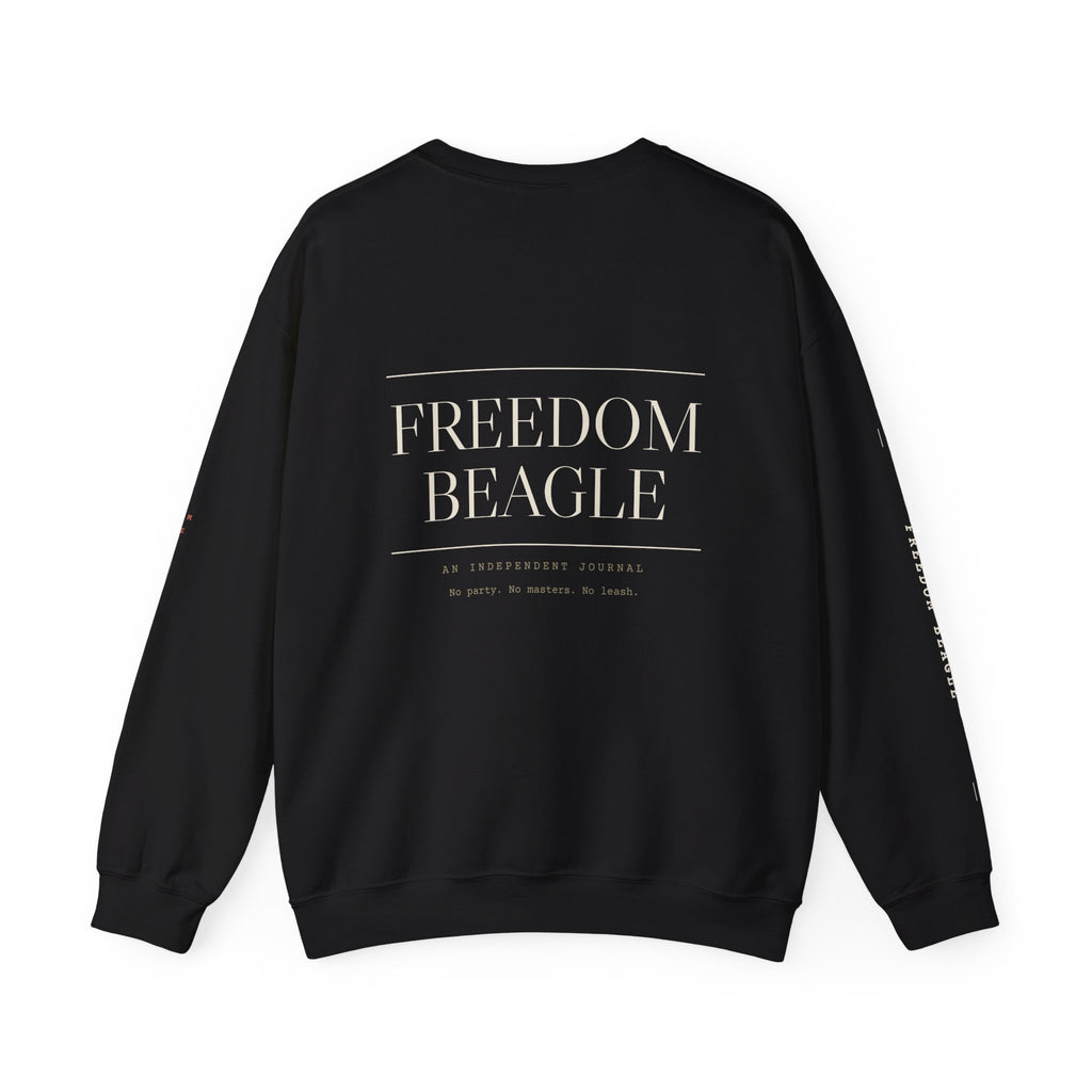 Monogram Full Kit Crewneck — Freedom Beagle, Stacked (Black)