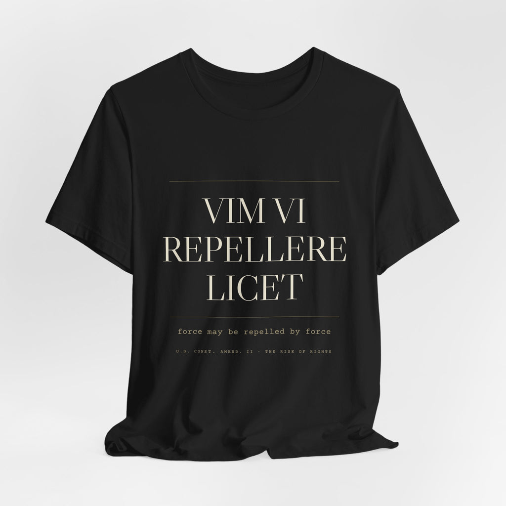 Vim Vi Repellere Licet — Second Amendment Tee (Black)