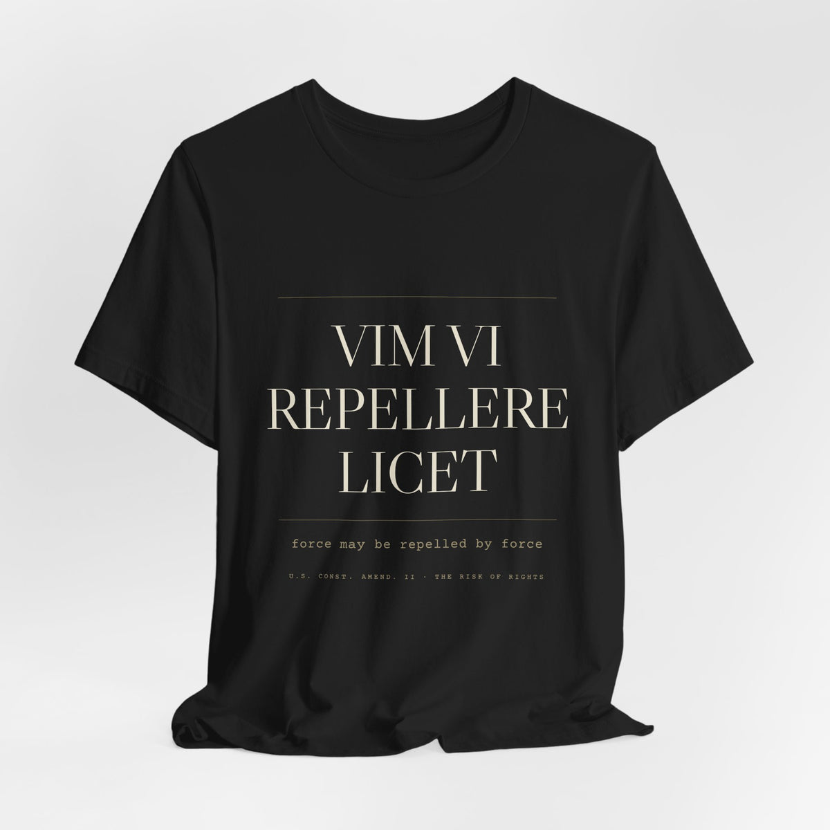 Vim Vi Repellere Licet — Second Amendment Tee (Black)