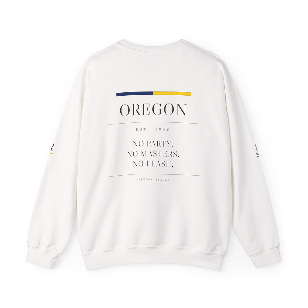 Oregon — Freedom Beagle State Series Crewneck (Sand)