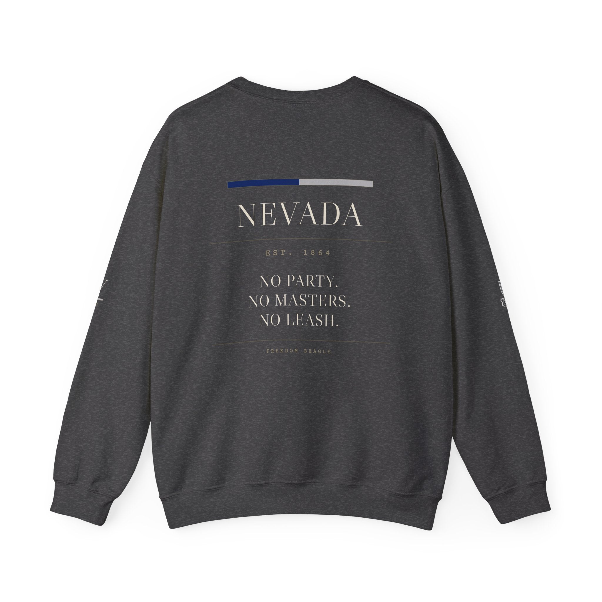 Nevada — Freedom Beagle State Series Crewneck (Black)
