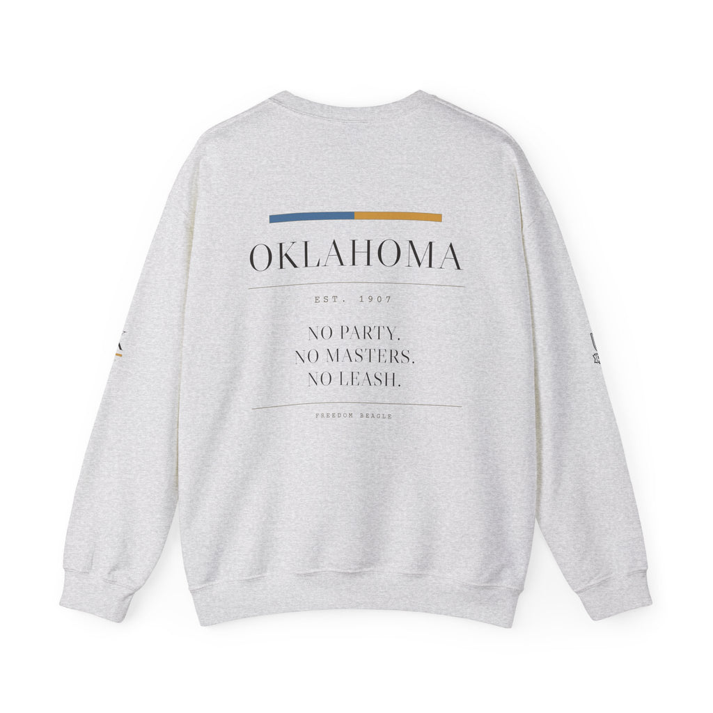 Oklahoma — Freedom Beagle State Series Crewneck (Sand)