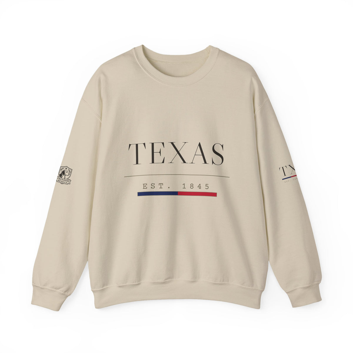 Texas — Freedom Beagle State Series Crewneck (Sand)