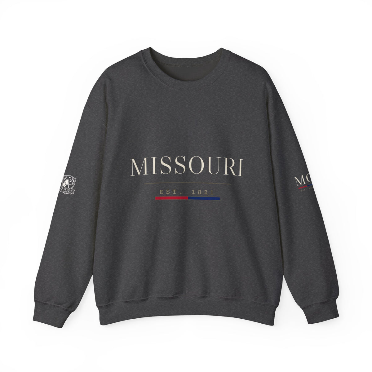 Missouri — Freedom Beagle State Series Crewneck (Black)