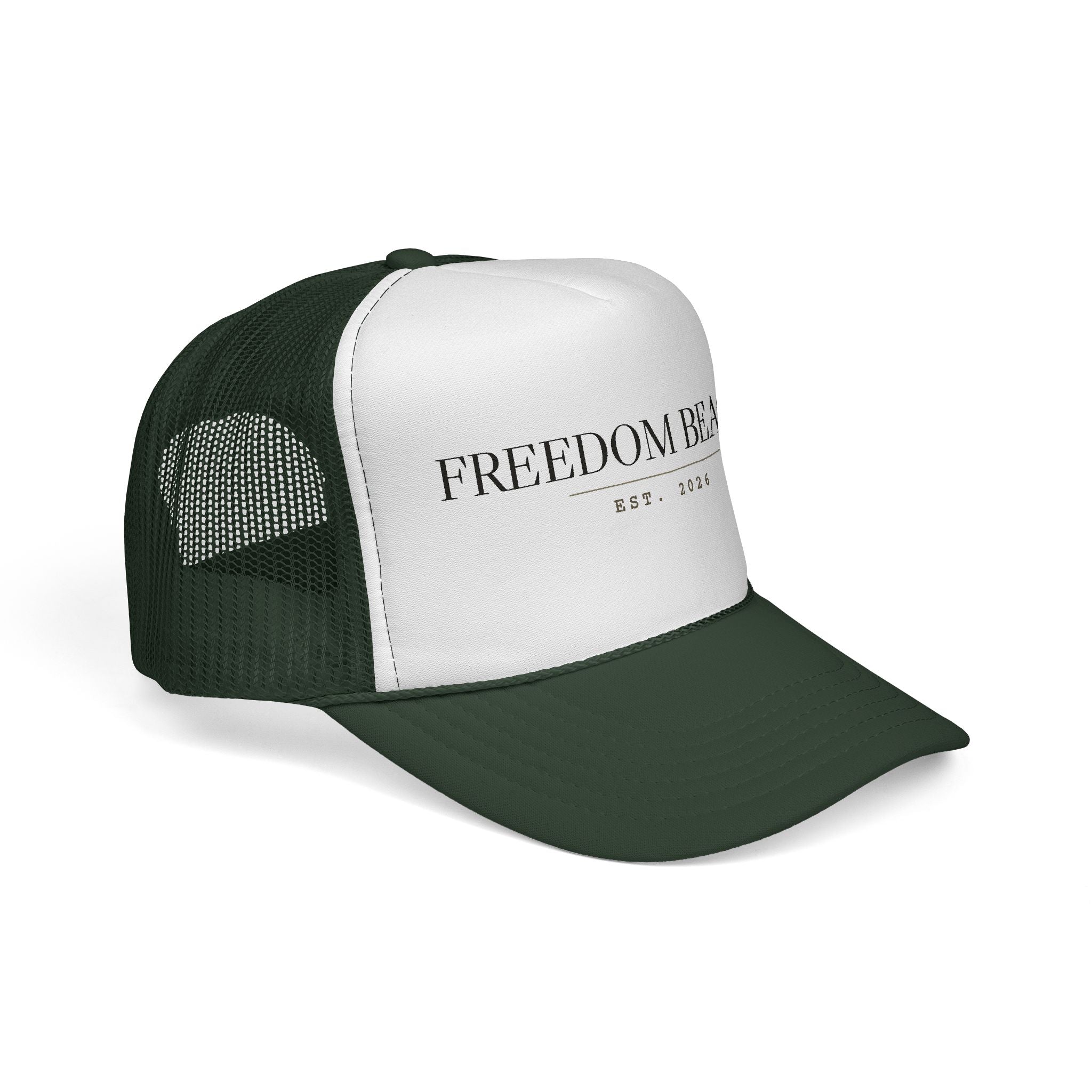 Freedom Beagle Trucker Cap — Est. 2026 (Black)