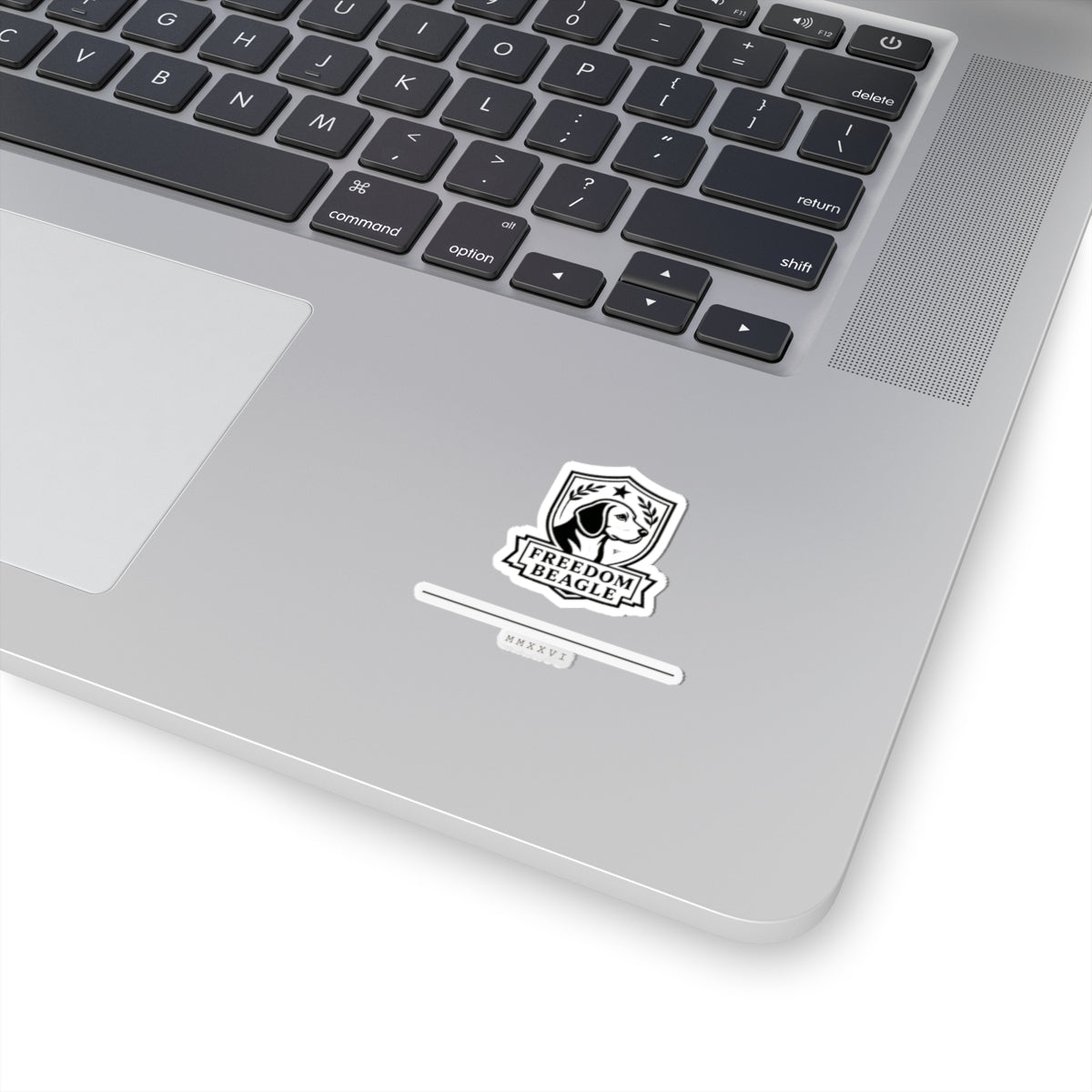 Freedom Beagle Crest — MMXXVI Sticker