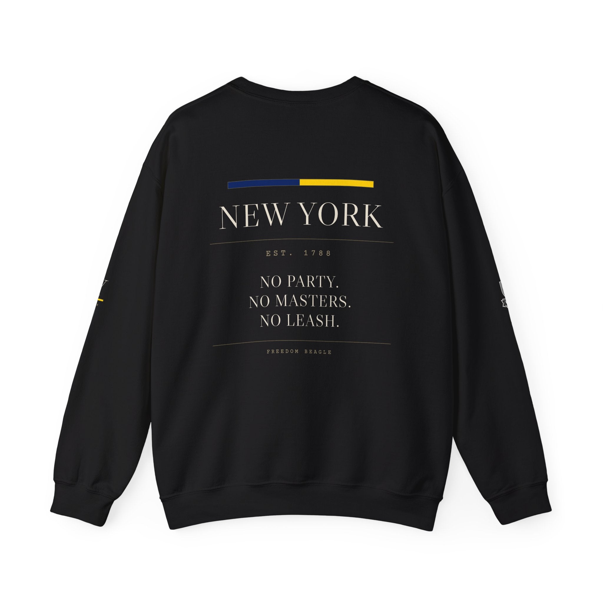 New York — Freedom Beagle State Series Crewneck (Black)