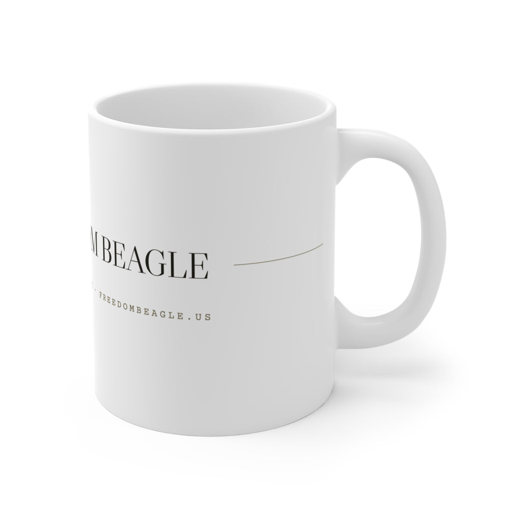 Freedom Beagle Mug — Crest and Masthead