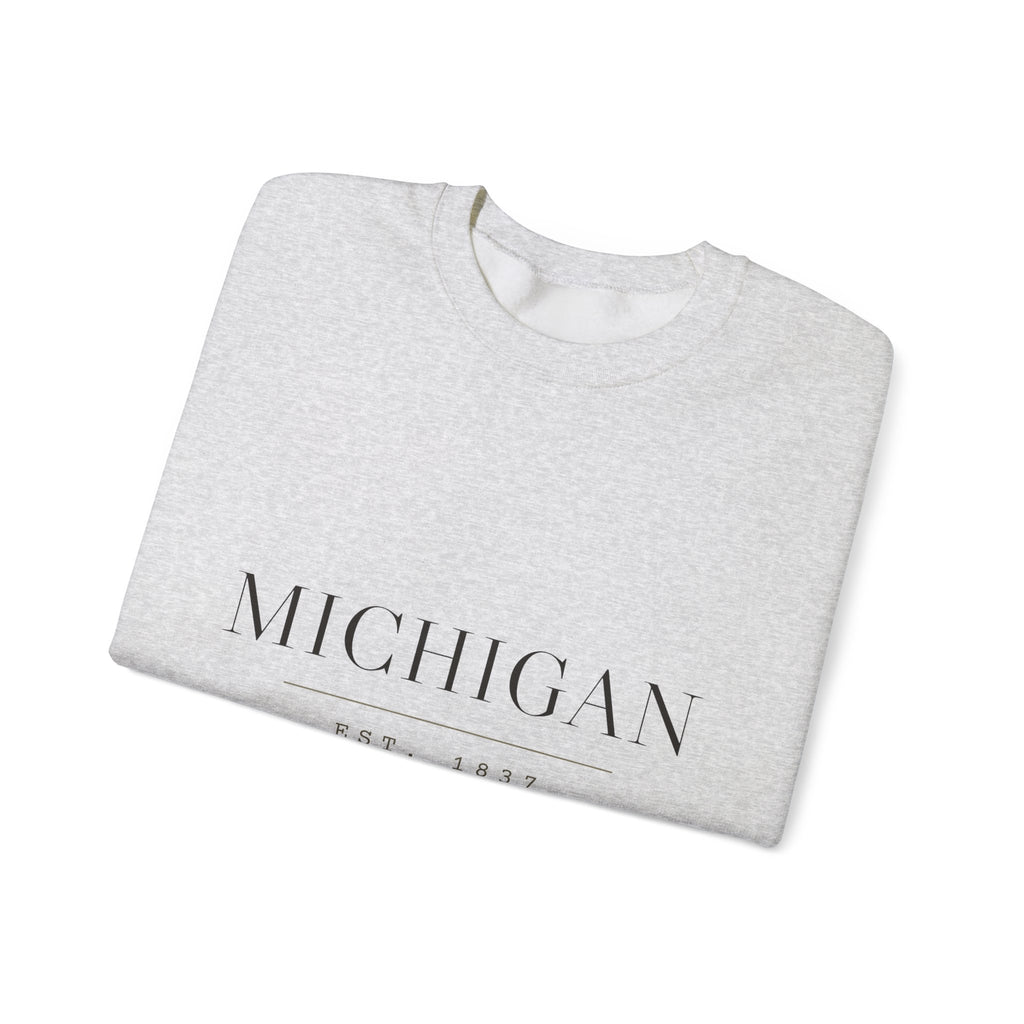 Michigan — Freedom Beagle State Series Crewneck (Sand)