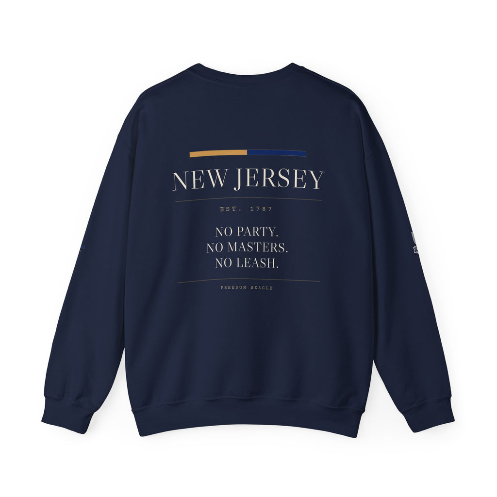 New Jersey — Freedom Beagle State Series Crewneck (Black)