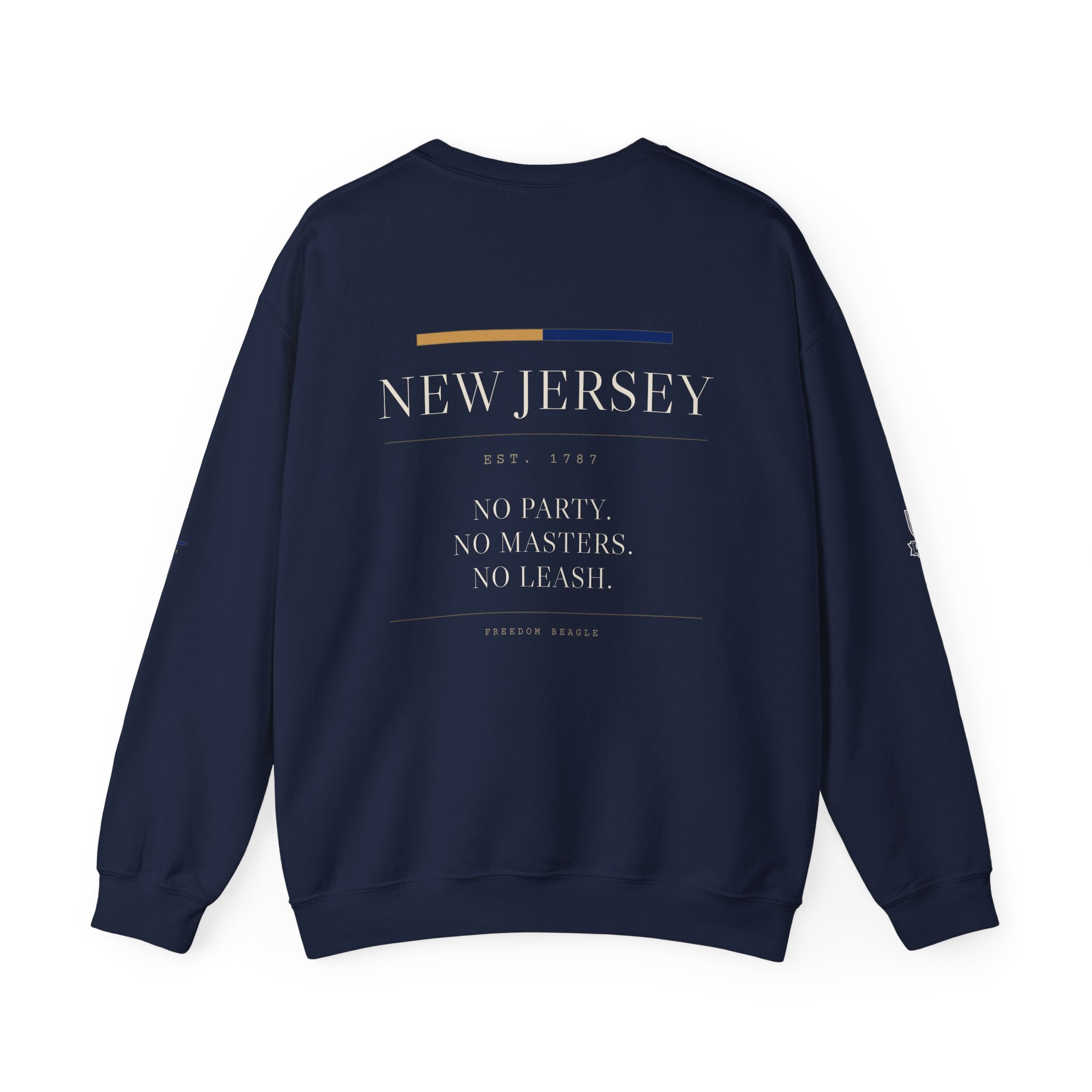 New Jersey — Freedom Beagle State Series Crewneck (Black)