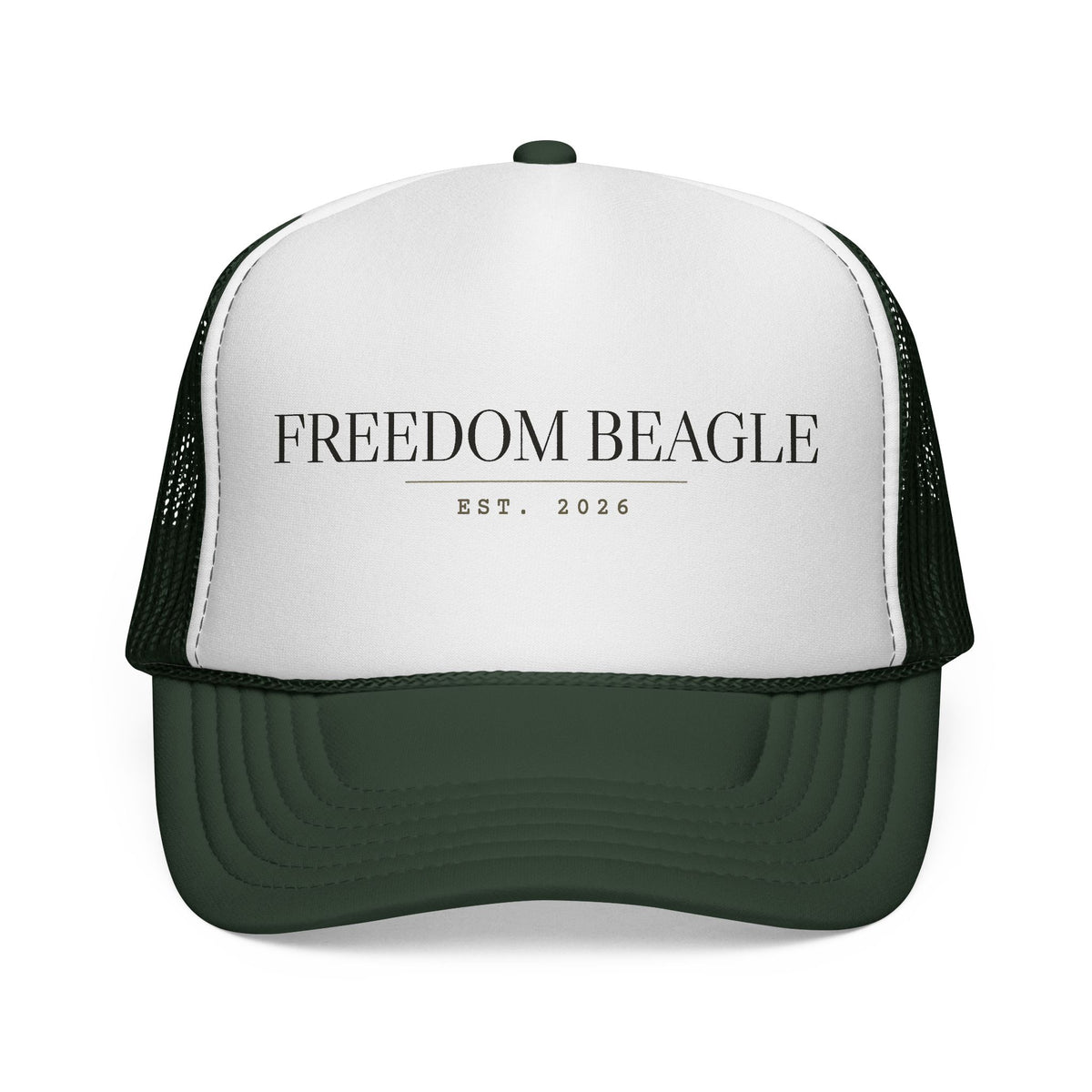 Freedom Beagle Trucker Cap — Est. 2026 (Black)