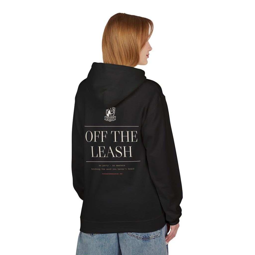 Off the Leash Hoodie — Full Back Print (Black)