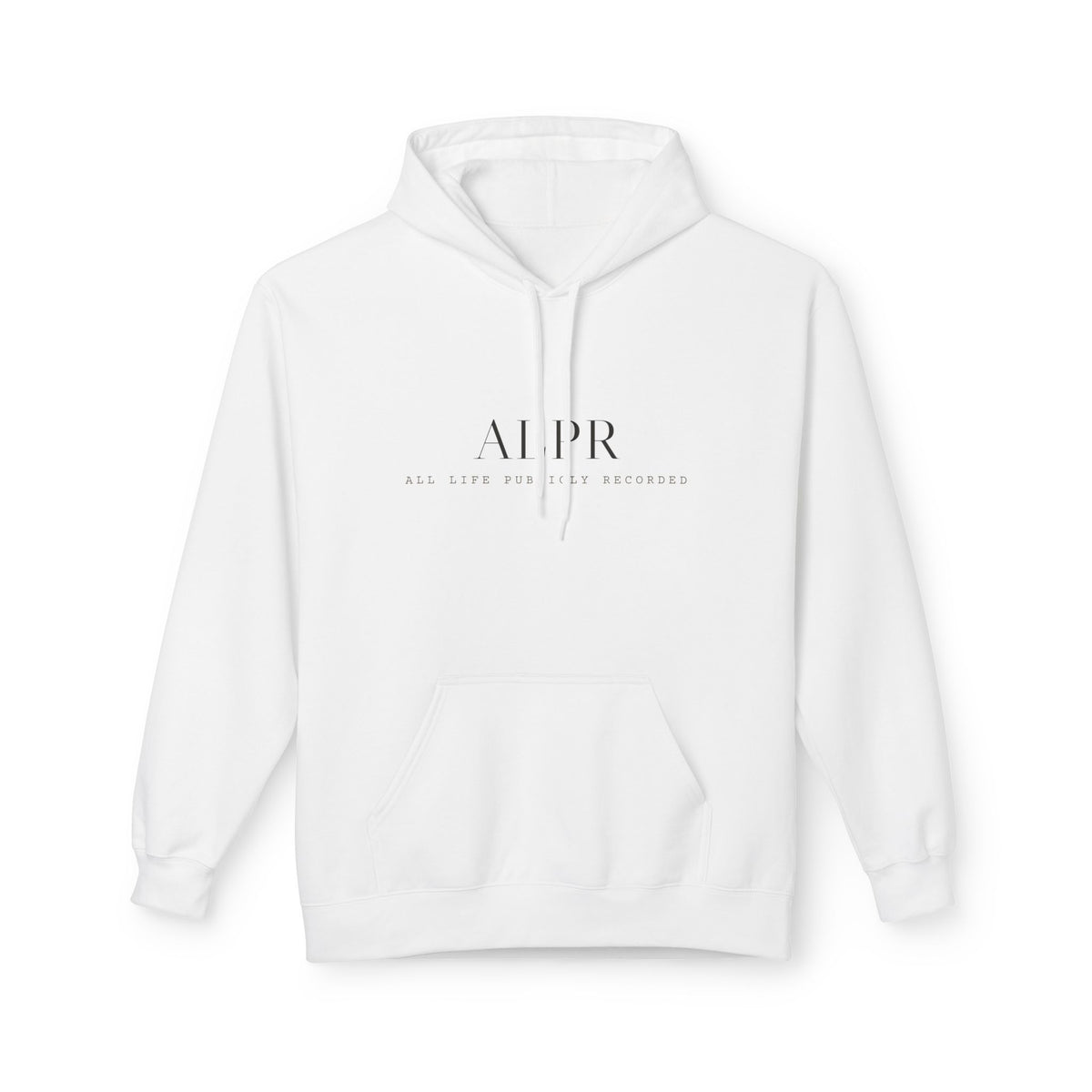 ALPR — All Life Publicly Recorded Hoodie (Cement)