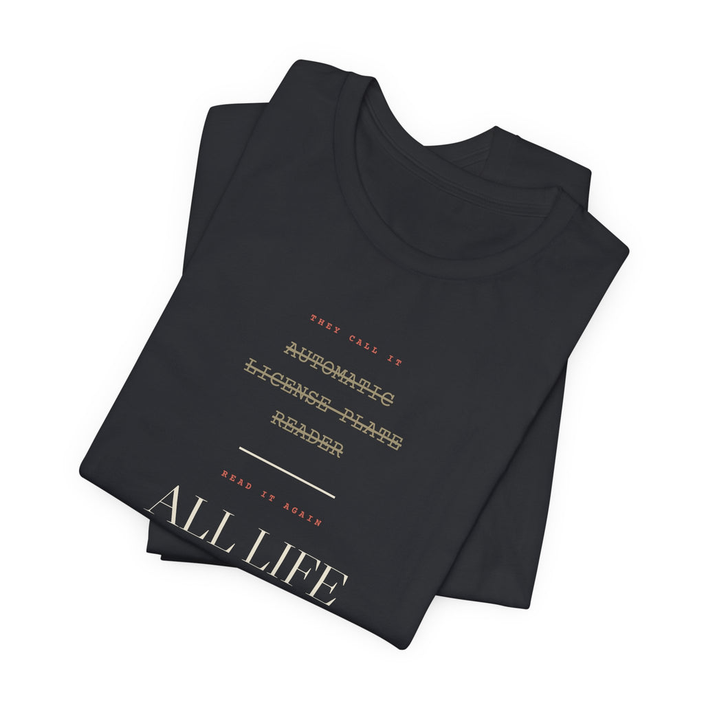 Read It Again — ALPR Tee (Black)