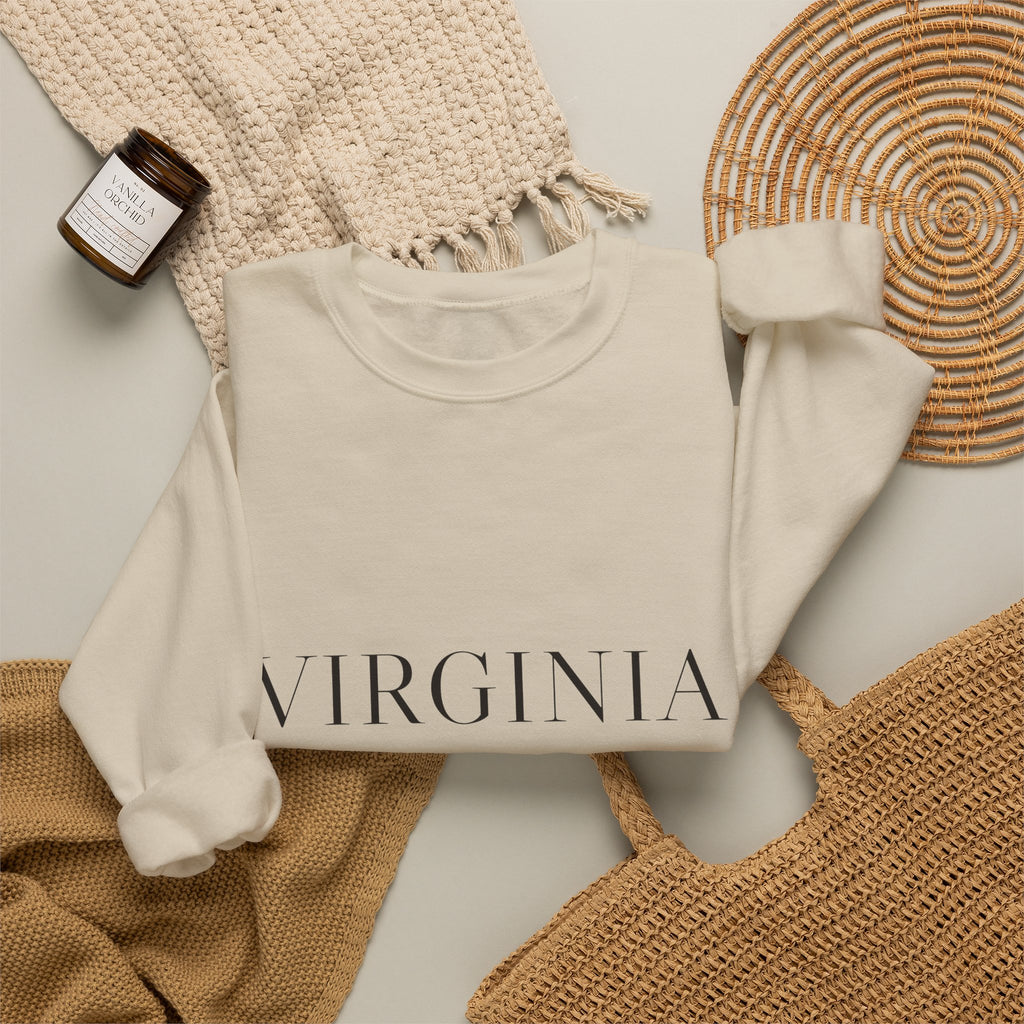 Virginia — Freedom Beagle State Series Crewneck (Sand)