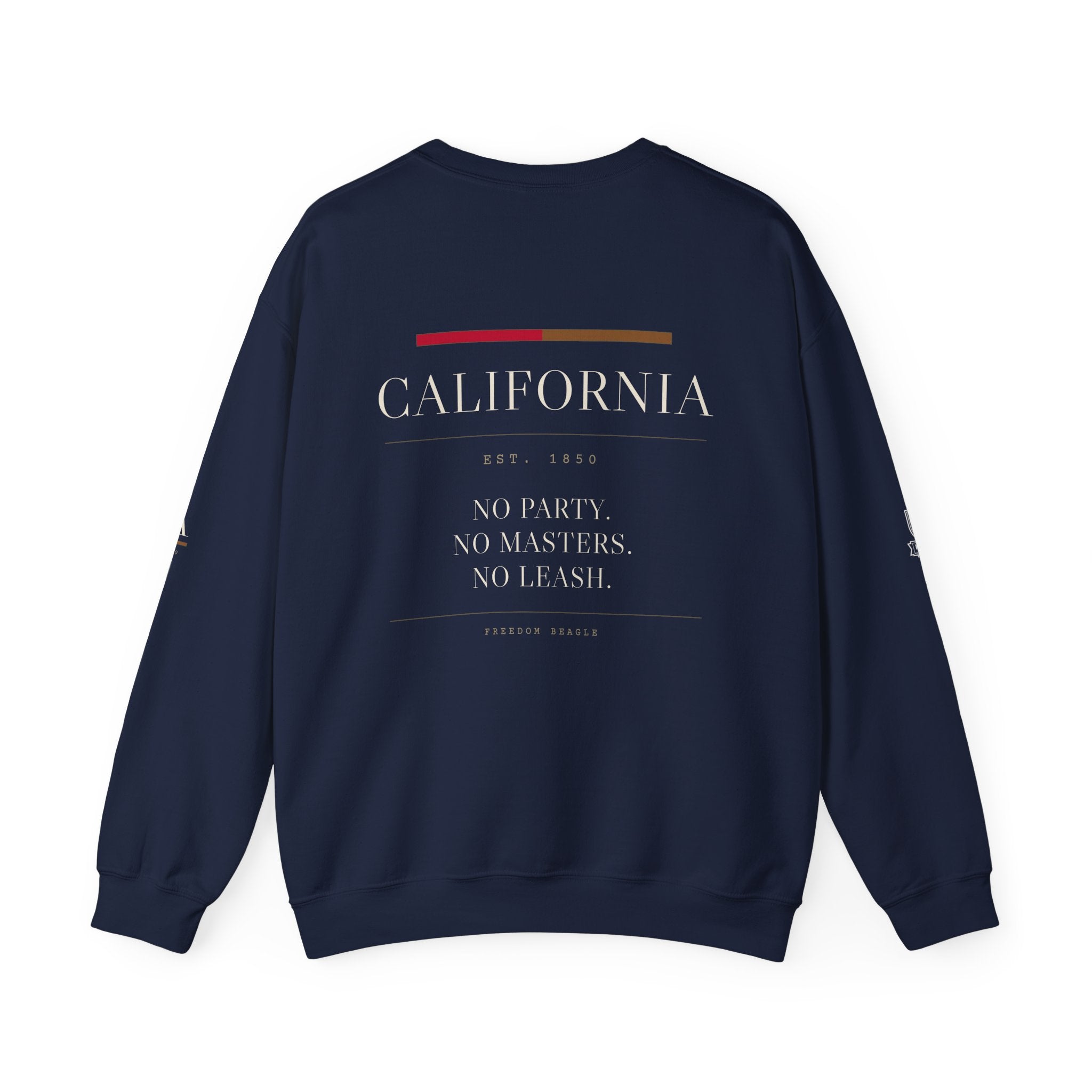 California — Freedom Beagle State Series Crewneck (Black)