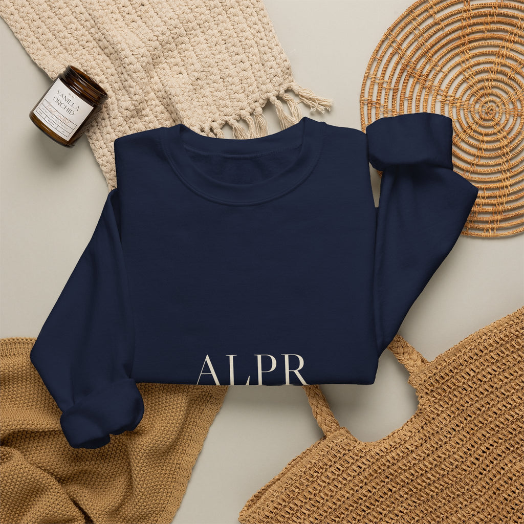 ALPR Full Kit Crewneck — All Life Publicly Recorded (Black)