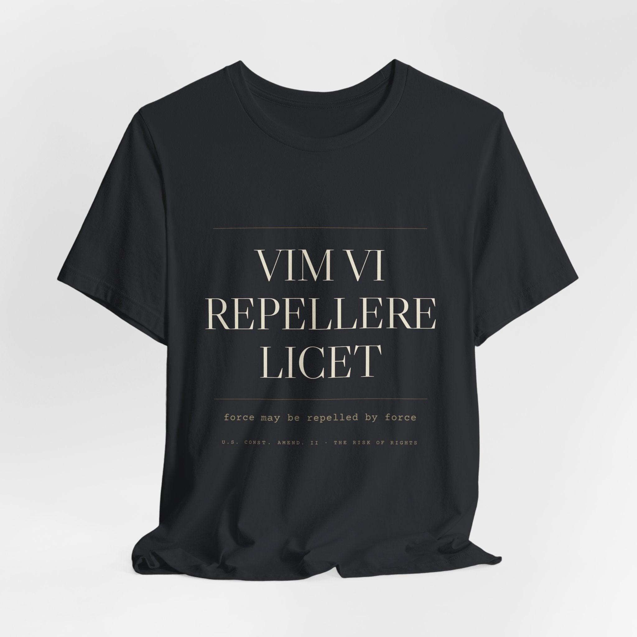 Vim Vi Repellere Licet — Second Amendment Tee (Black)