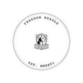Freedom Beagle Seal — Kiss-Cut Sticker