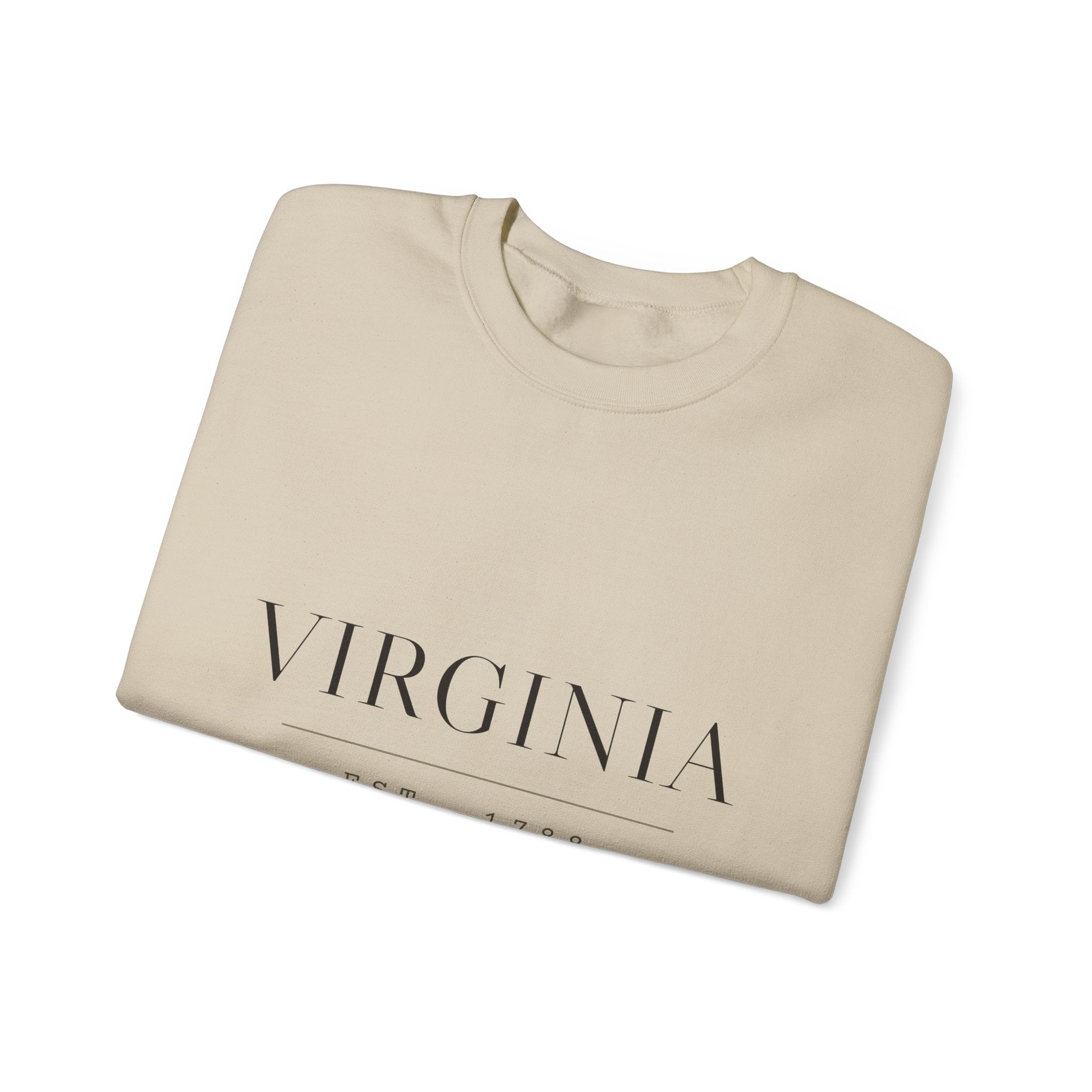Virginia — Freedom Beagle State Series Crewneck (Sand)
