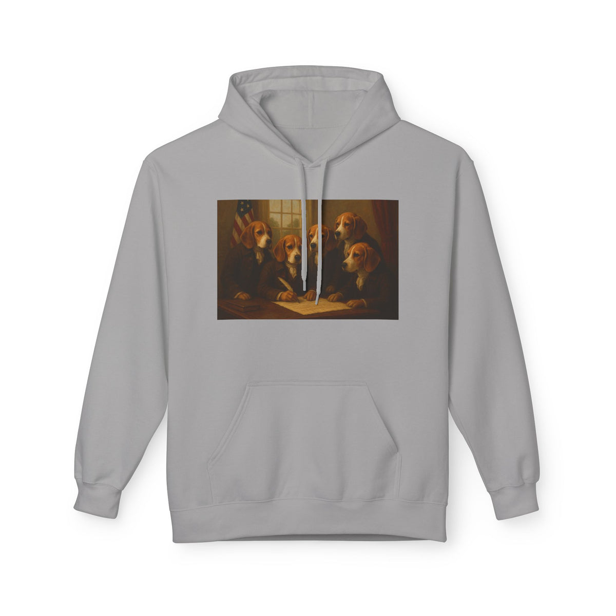 Hoodie - The Founding Beagle, Bill of Rights Design