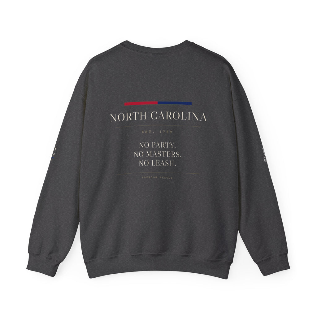 North Carolina — Freedom Beagle State Series Crewneck (Black)