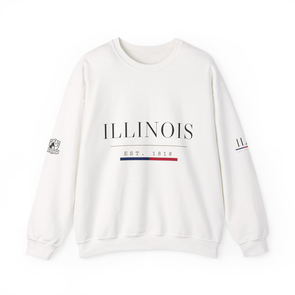Illinois — Freedom Beagle State Series Crewneck (Sand)