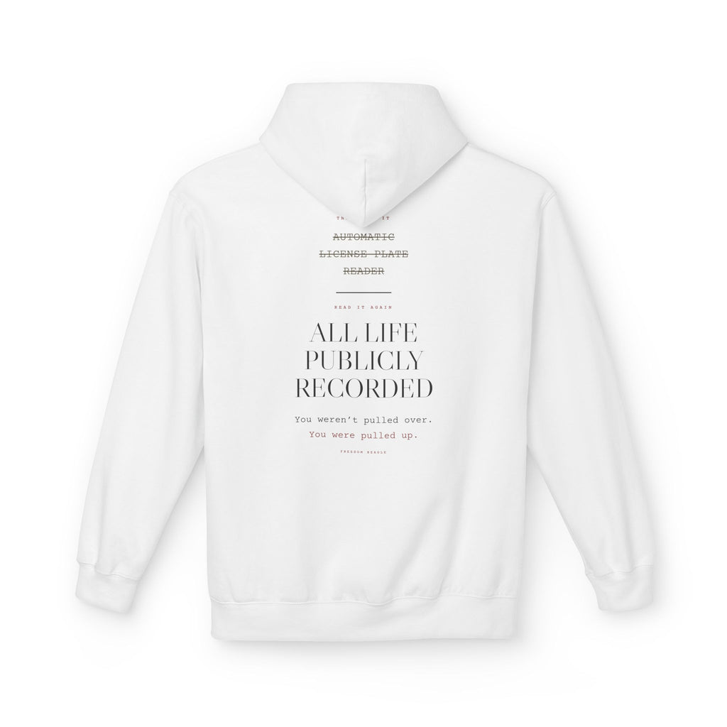 Read It Again — ALPR Hoodie (Cement)