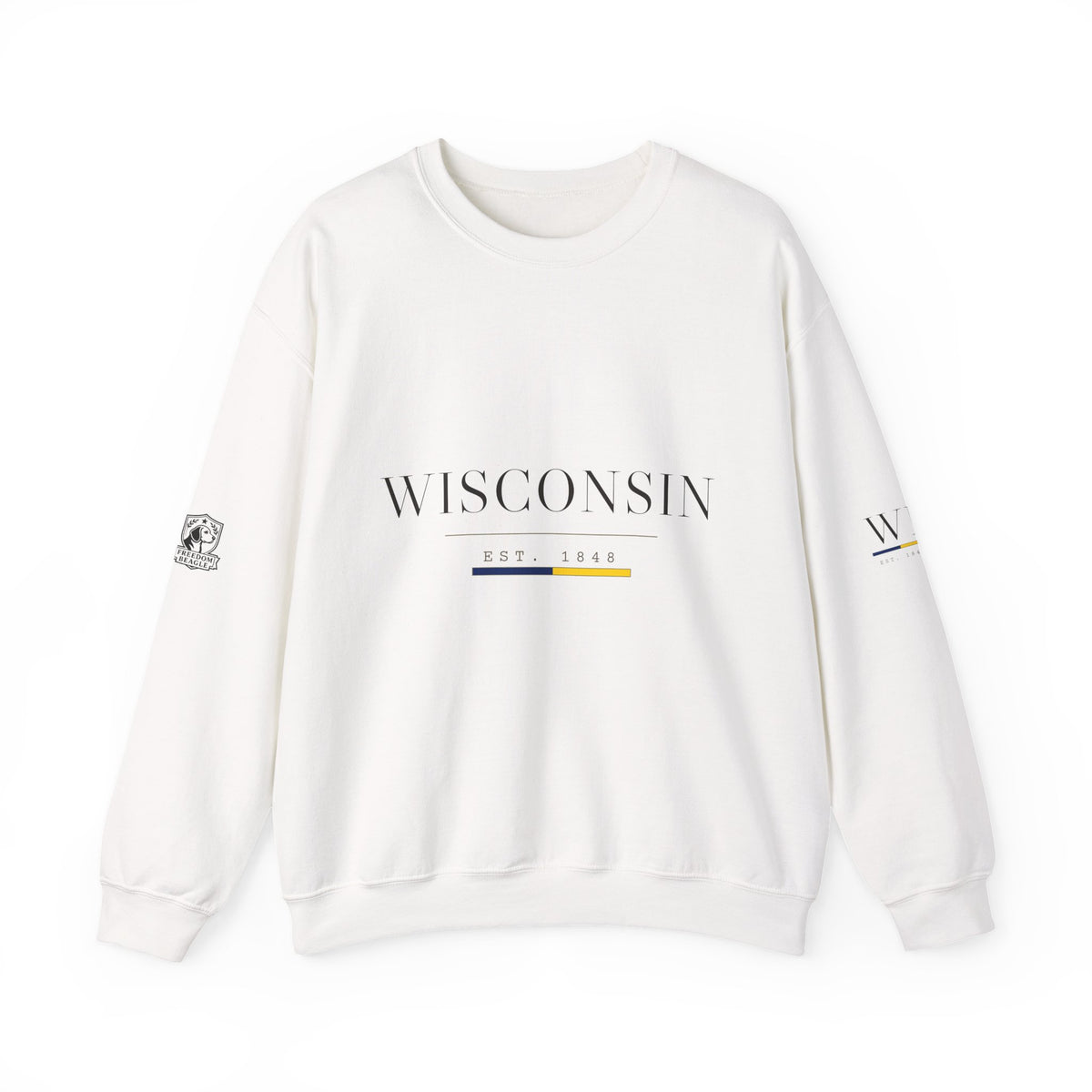 Wisconsin — Freedom Beagle State Series Crewneck (Sand)