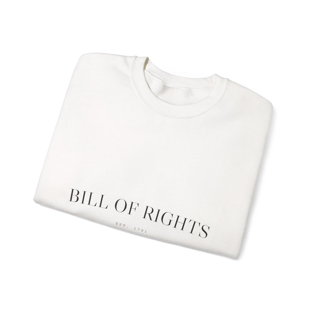 Bill of Rights Crewneck — Est. 1791 (Sand)