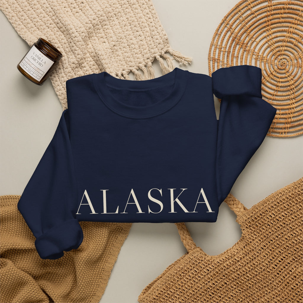 Alaska — Freedom Beagle State Series Crewneck (Black)