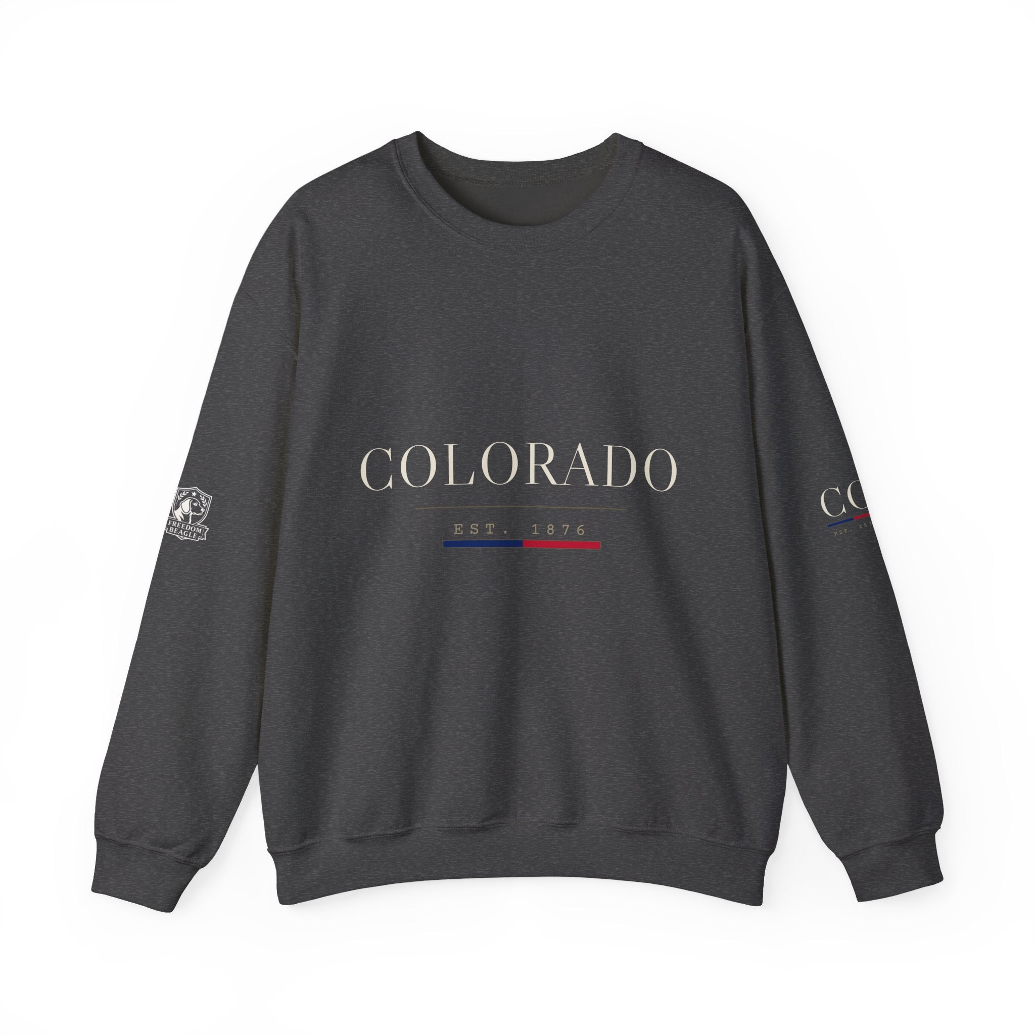 Colorado — Freedom Beagle State Series Crewneck (Black)