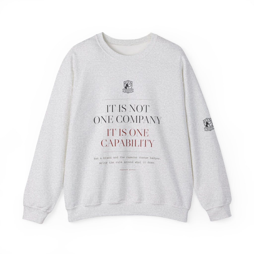 It Is Not One Company — ALPR Crewneck (Sand)