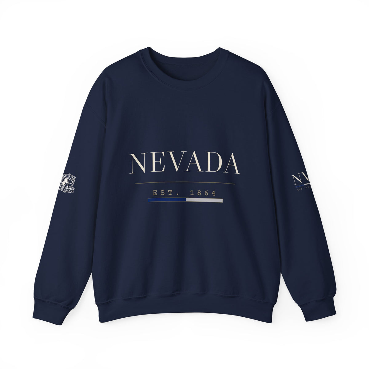 Nevada — Freedom Beagle State Series Crewneck (Black)