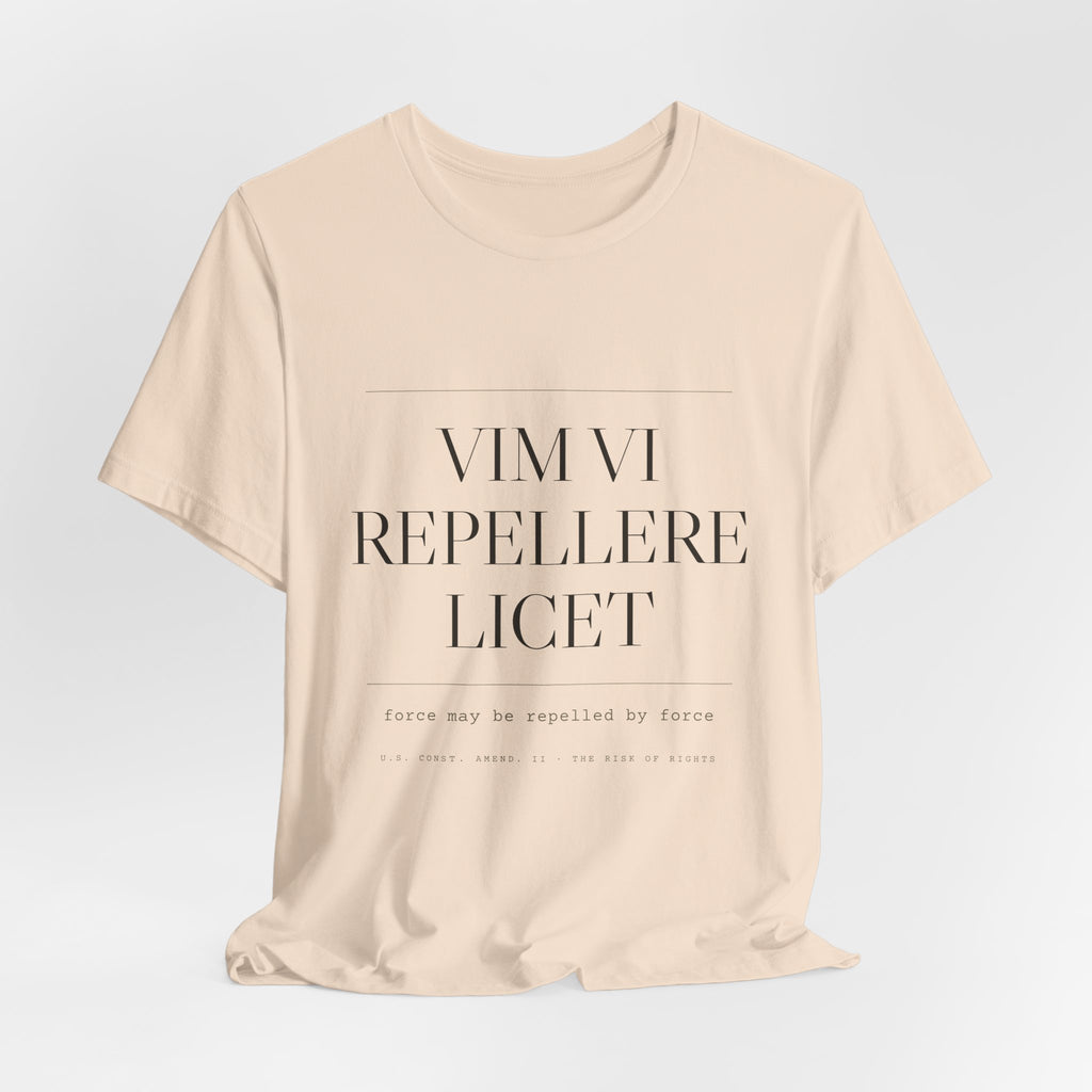 Vim Vi Repellere Licet — Second Amendment Tee (Natural)